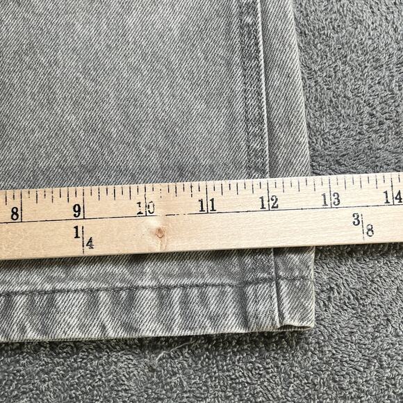 H&M Divided Jeans Womens 14 Gray Denim Cargo Pockets Bootcut High Rise NEW - Picture 15 of 15
